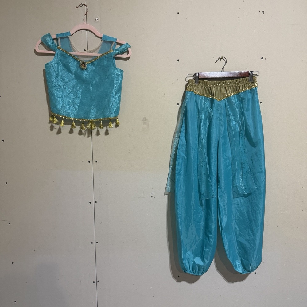 Authentic Disney Store Princess Jasmine Costume 2-Pc Set Size L 9/10